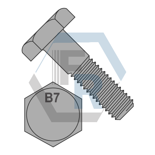 Heavy Hex Bolt, Plain Icon