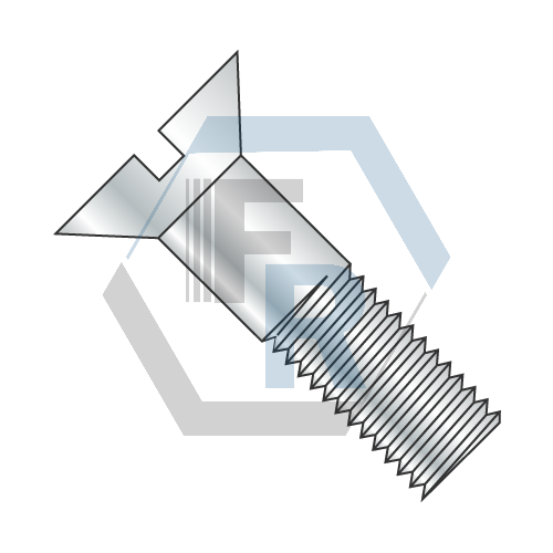 Cap, Flat Slotted Steel Zinc Icon