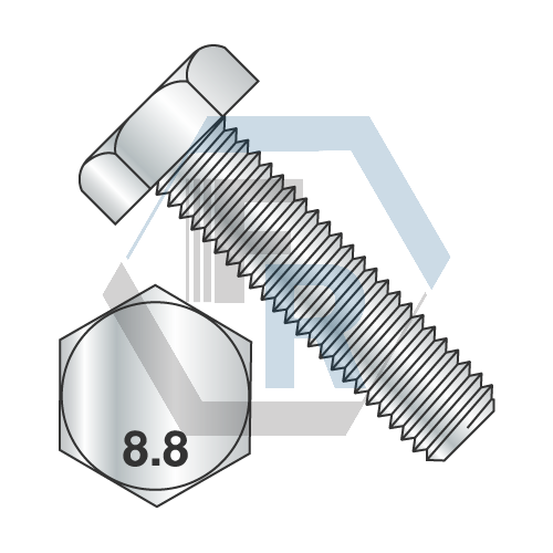 DIN 933 Class 8.8 Full Thrd, Zinc icon