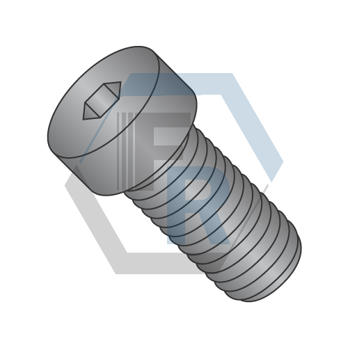 1/4-20 X 1/2 Inch Flat Socket Cap Screws - Thermal Black Oxide Alloy Steel Bolts (Fully Threaded, Pack Of 100)